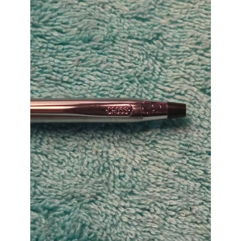Vintage Cross Century Chrome Mechanical Pencil Made In Usa Lead Executive Sleek